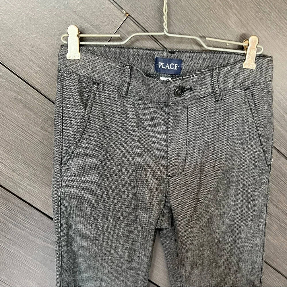 The Children's Place Herringbone Weave Dress Pants‎ 12 Slim NIB